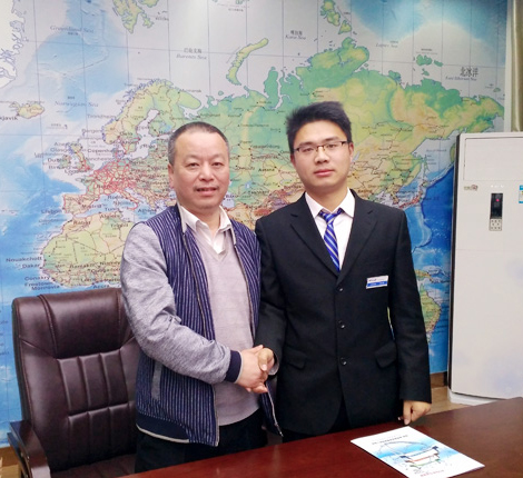 Mr.Zhao from Hunan province come to factory and ordered a set of Leisu 360