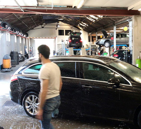 Inkom hand car wash in Belgium ordered a set of Leisu 360 standard model