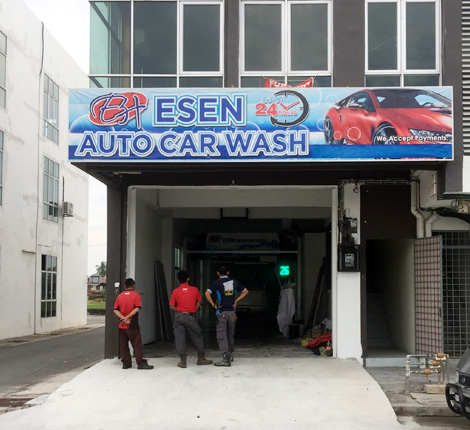 ESEN AUTO CAR WASH in Malaysia ordered a set of Leisu 360 model