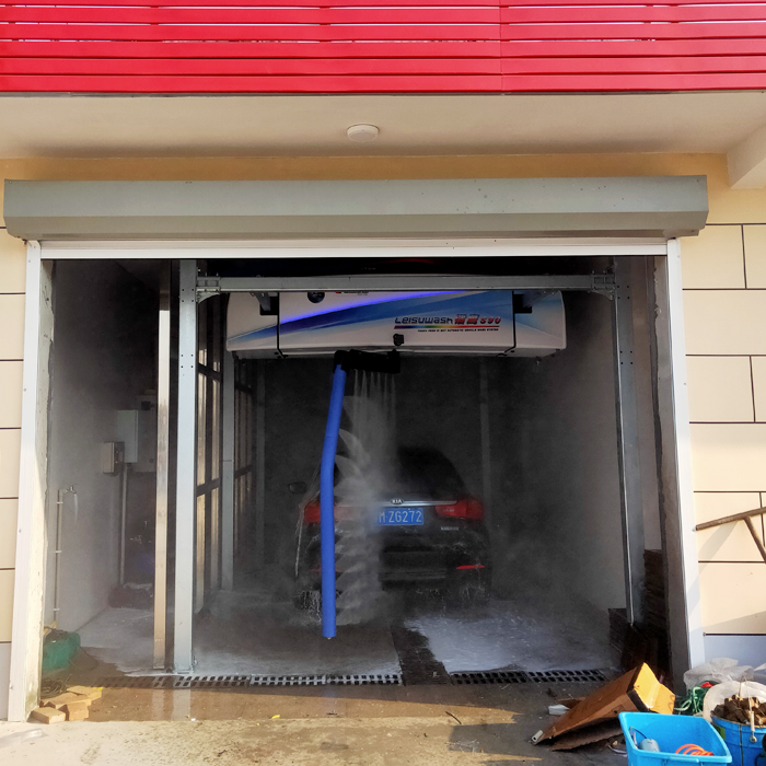 Leisuwash S90 car washing machine was installed and put into use at Dafeng Gas Station, Qidong City, Nantong, Jiangsu Province