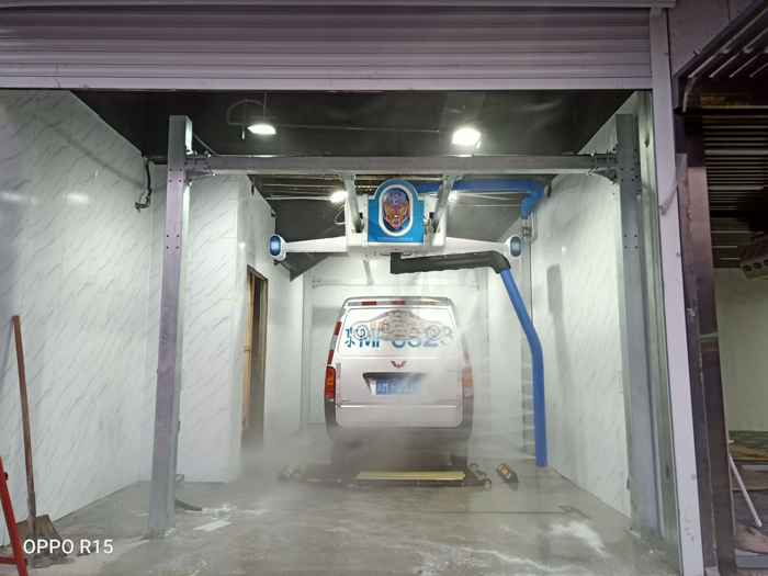 Leisuwash X1 automatic car washing machine was installed and delivered in Beijing Zonghengcheng Auto Service