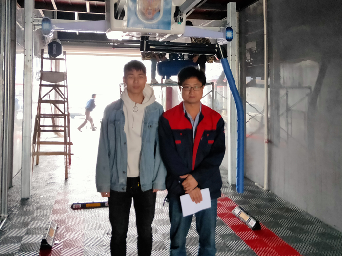 X1 automatic car washing machine was installed and delivered to the Shengmao Automobile Life Museum, Shanggao County, Yichun City, Jiangxi Province