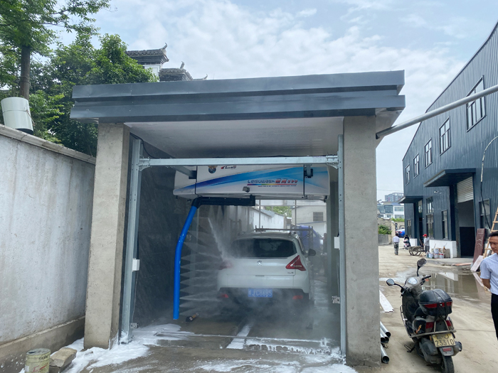 The installation of S90 car washing machine was completed in Chirui Automobile Sales and Service Co., Ltd., Huangshan City, Anhui Province