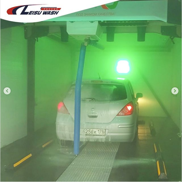 The 360 car washing machine was installed and delivered in St. Petersburg, Russia