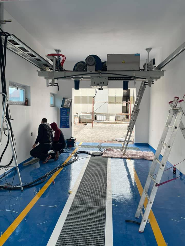 The 360 car washing machine was installed and delivered in Zajekar, Serbia